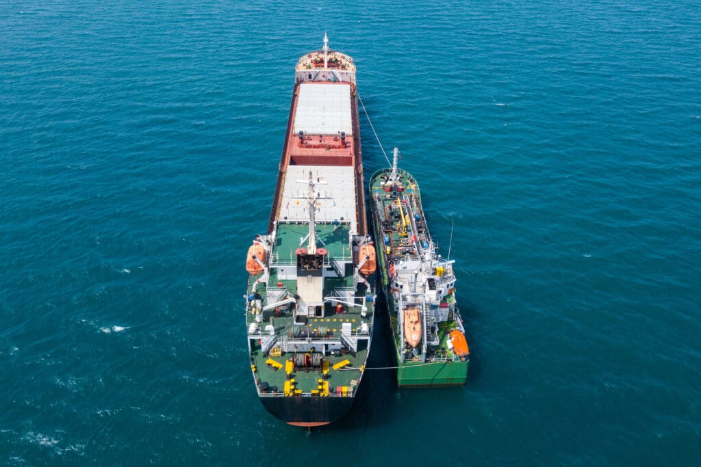 Arabian Sea bunkering operations
